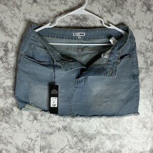 Light Blue Denim Skirt